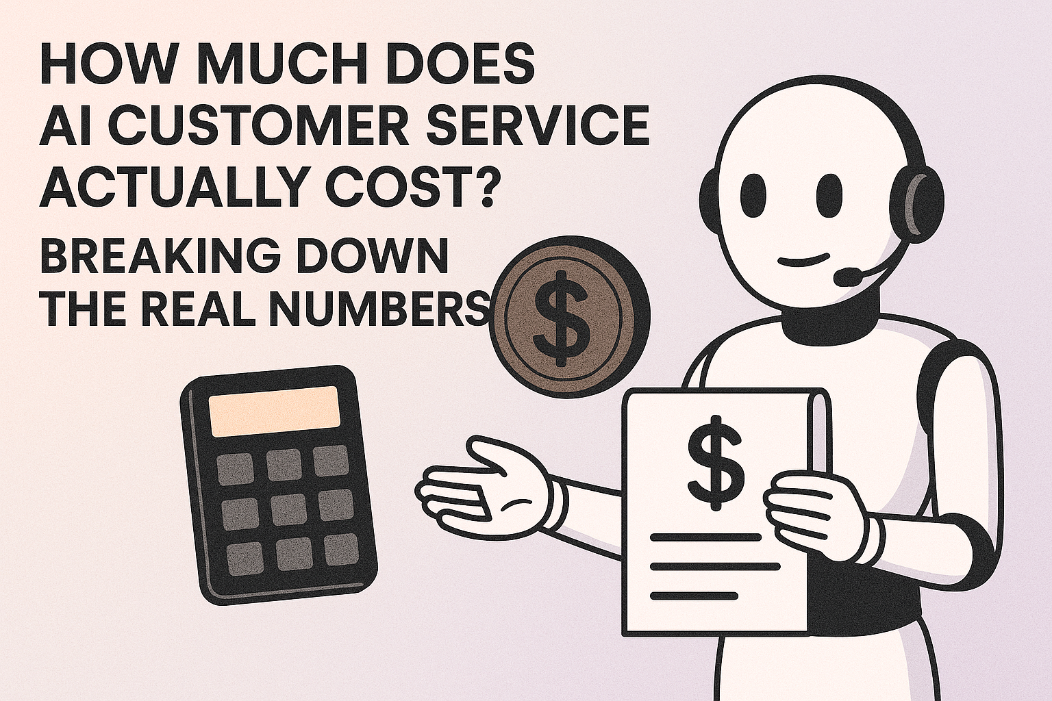 Financial analysis of AI customer service costs and benefits