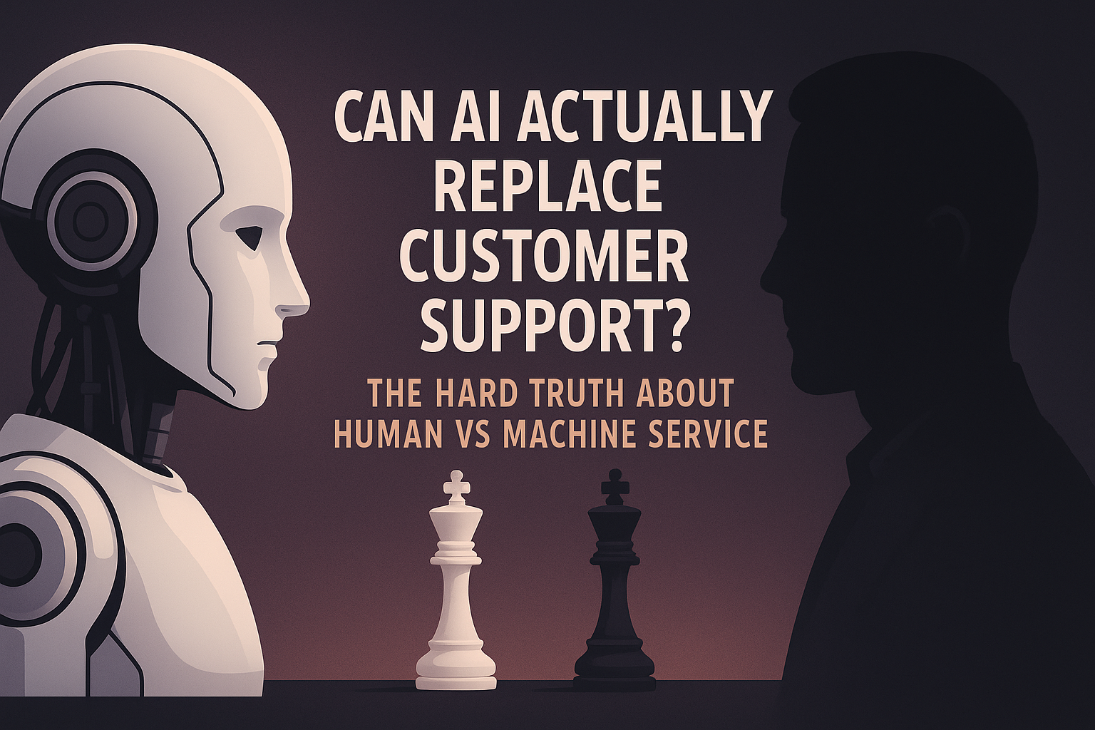 AI and human customer support agent working together
