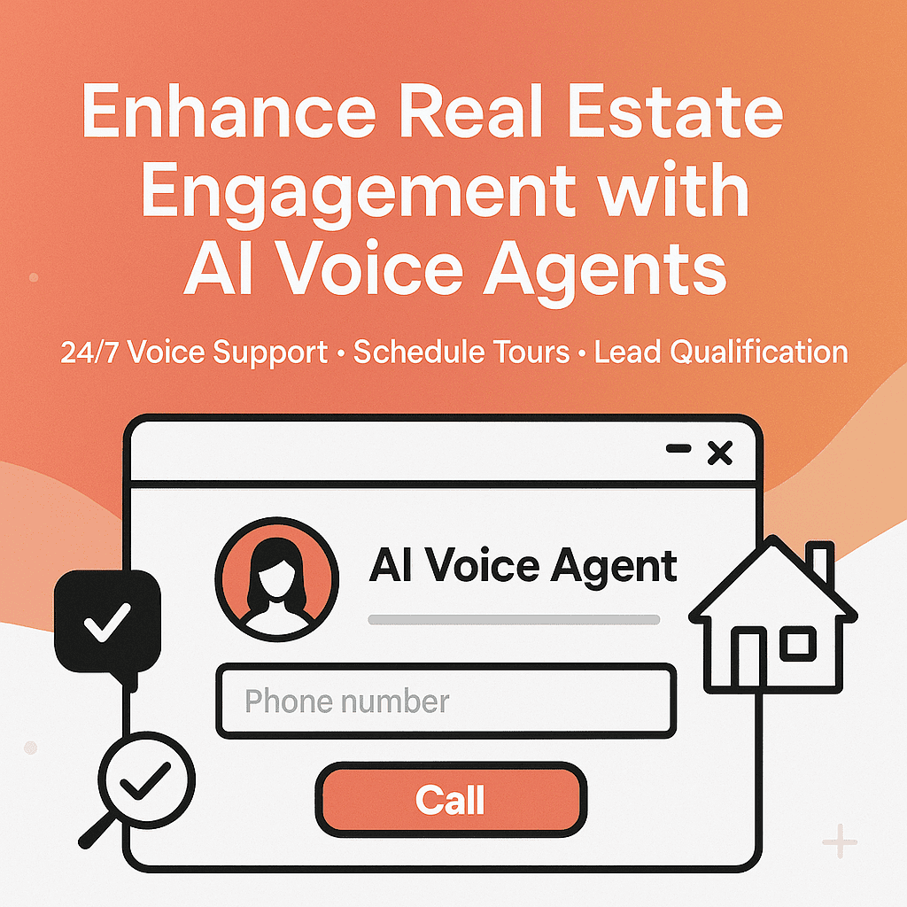 Real estate agent using AI callback technology