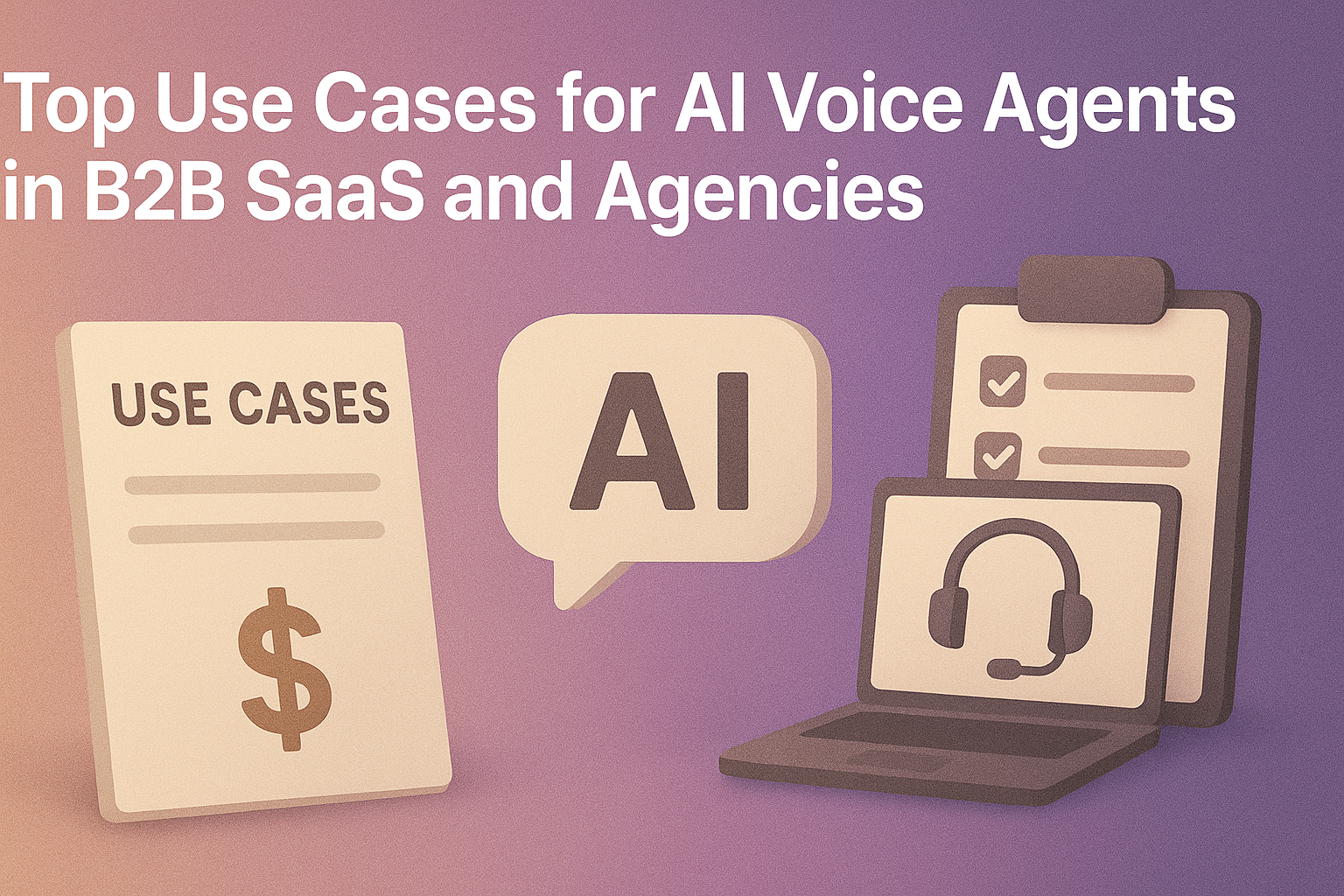 Multiple business scenarios using AI voice agents