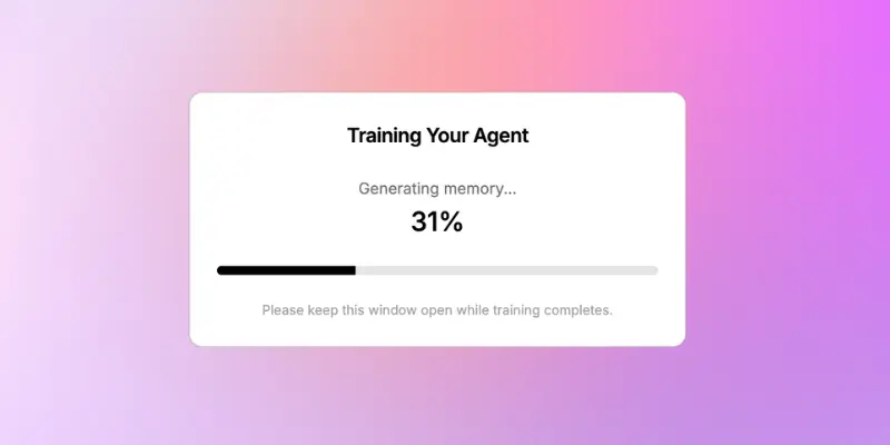 Voice agent training and customization interface